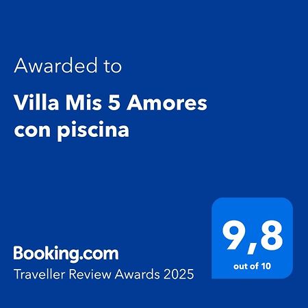 Villa Mis 5 Amores Con Piscina Benidorm Exterior photo